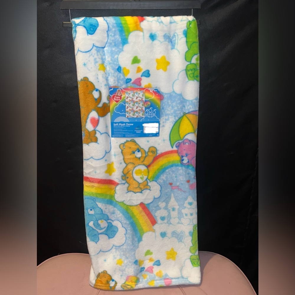 New viral CareBears castle Blanket